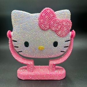 hello Kitty, rhinestone diamond mirror